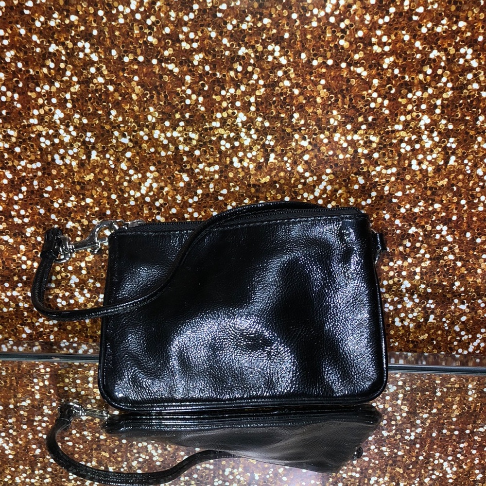 Vintage black patent wristlet - Picture 5 of 6